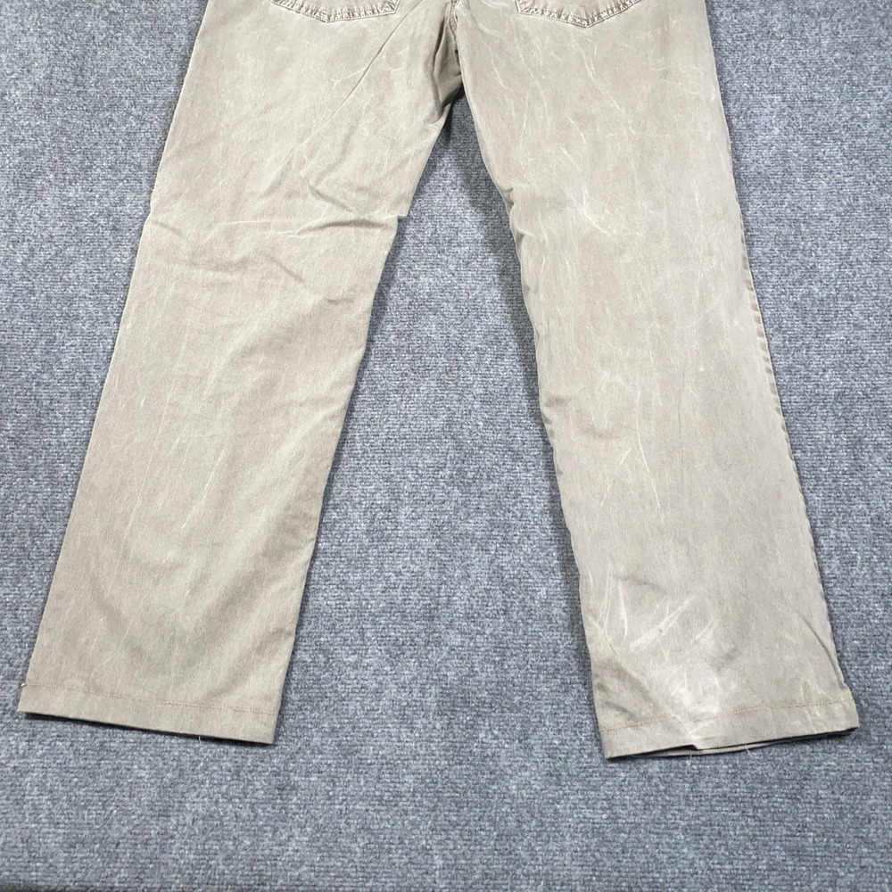 Gramicci Mens 36x32 (ACT 34x29.5) Rock Climbing Pants Olive Tan Micro Ribbed - Picture 8 of 15